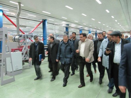 بازدید و افتتاح واحدهای صنعتی در شهرک صنعتی کاویان